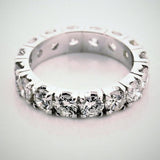 3.80 cwt Diamond Eternity Ring Band 18K Gold - Thenetjeweler