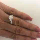 Three Stone Oval Diamond Engagement Ring - Thenetjeweler