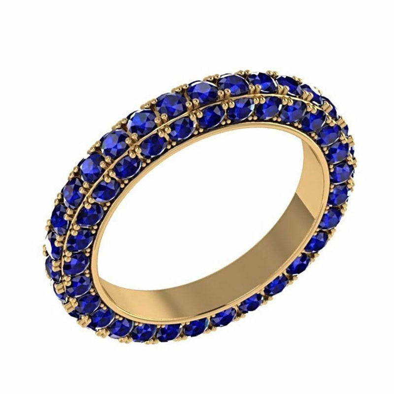 Sapphire Eternity Ring 18K Gold - Thenetjeweler