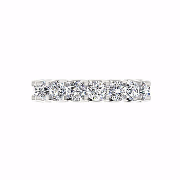 Round Diamond Eternity Band Ring, 3.40 ct.tw 18K Gold - Thenetjeweler