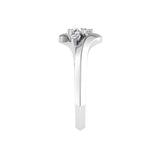 3 Stone Diamond Engagement Ring (0.10 ct. tw.) - Thenetjeweler