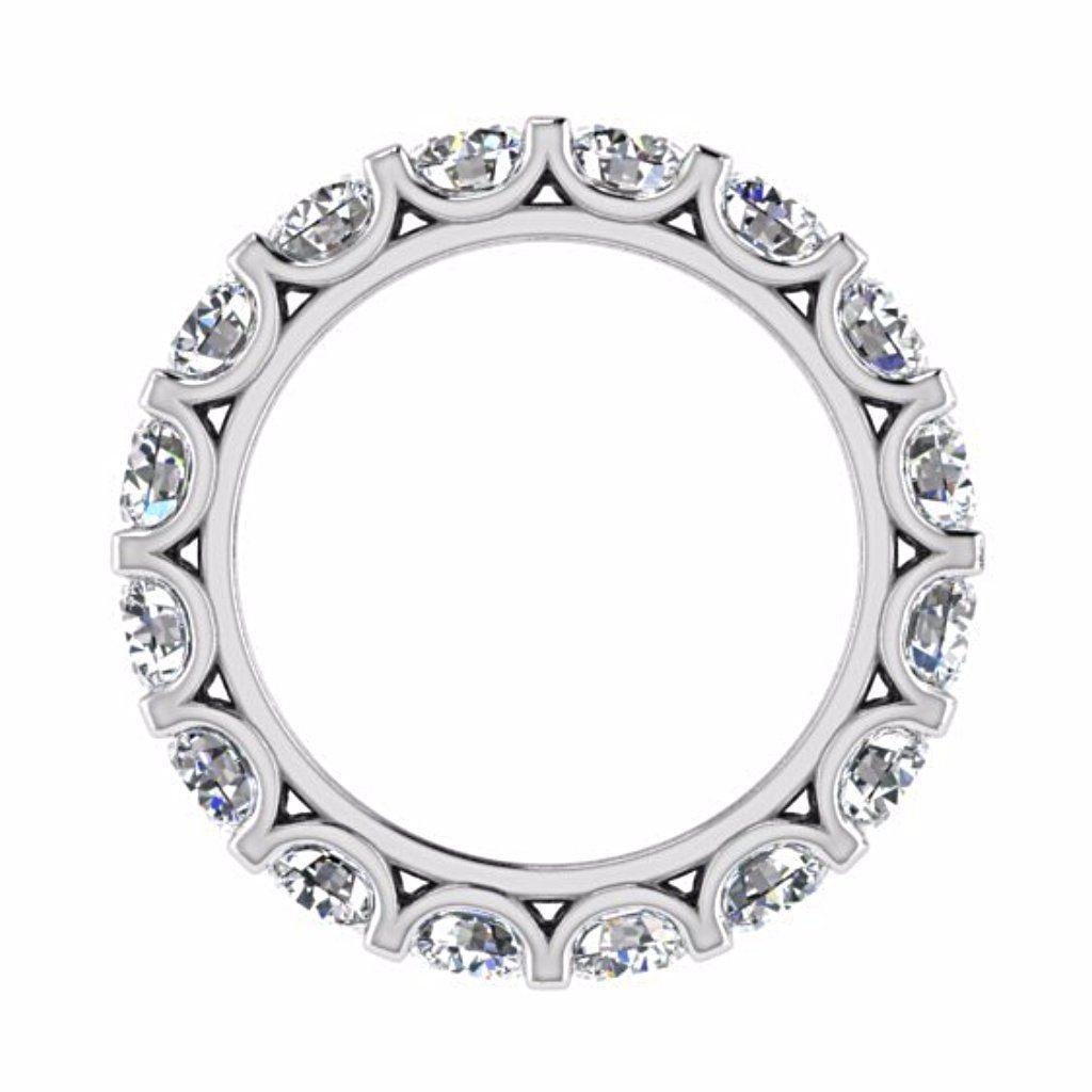 Oval Halo Diamond Ring and Eternity Set 18K Gold - Thenetjeweler