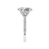 Oval Diamond Engagement Ring 18K Gold - Thenetjeweler