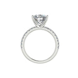 Oval Diamond Engagement Ring 18K Gold - Thenetjeweler