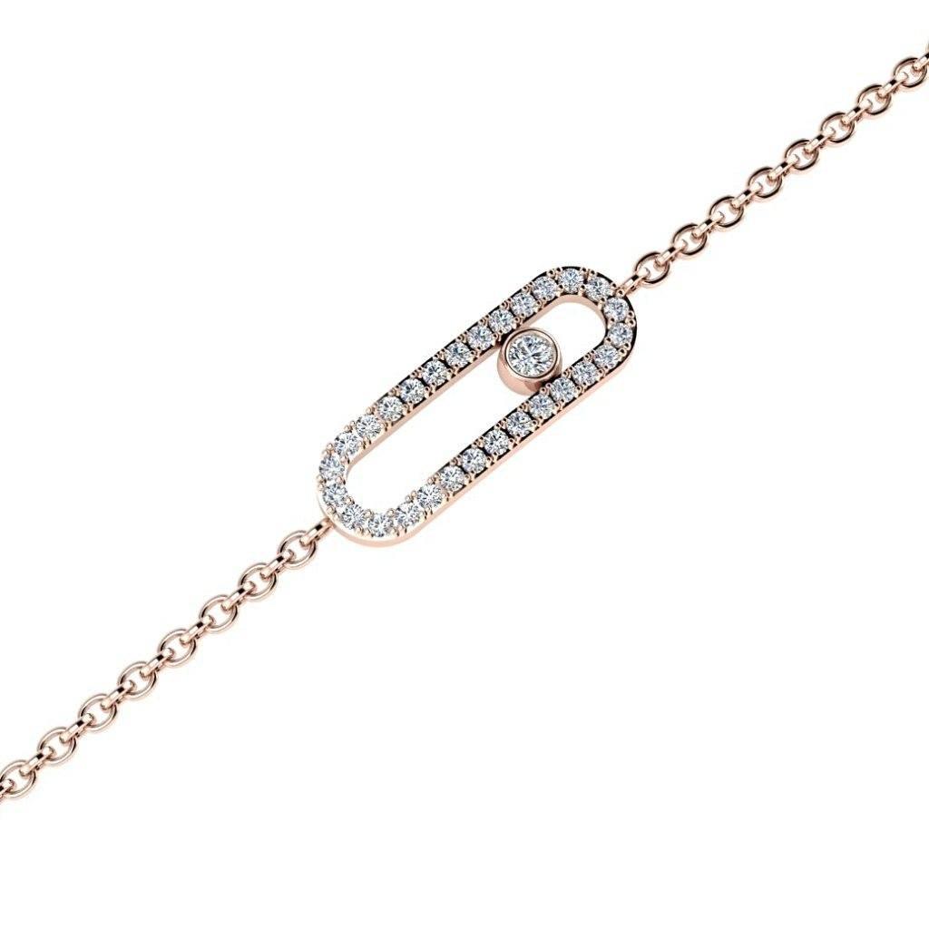 Pave Set Diamond Bracelet 18K Gold - Thenetjeweler