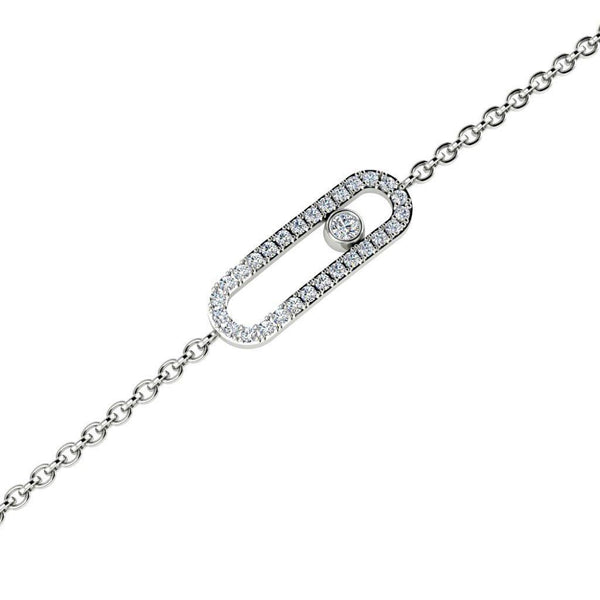 Pave Set Diamond Bracelet 18K Gold - Thenetjeweler