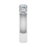 Round Five Stone Diamond Engagement Ring 18K Gold - Thenetjeweler