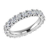 Round Diamond Eternity Ring 18K Gold (2.35 ct. tw.) - Thenetjeweler