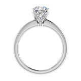Oval Diamond Solitaire Engagement Ring - Thenetjeweler