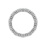 Pear Cut Diamond Eternity Ring 18K White Gold 5.50 ct.tw. - Thenetjeweler