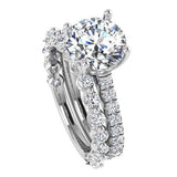 Diamond Engagement Ring and Semi Eternity Set - Thenetjeweler