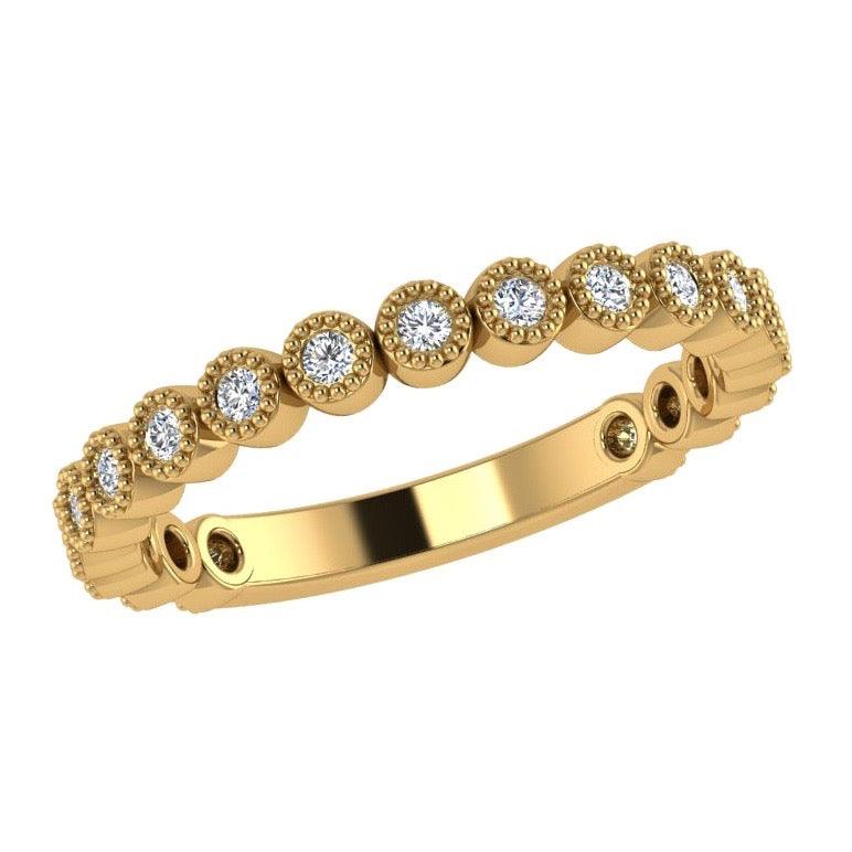 Round Diamond Half Eternity Ring - Thenetjeweler