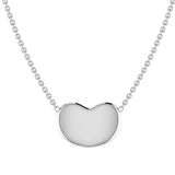 Puffed Heart Pendant Necklace 18K Gold - Thenetjeweler