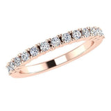 Diamond Semi Eternity Ring 18K Gold (0.33 ct. tw) - Thenetjeweler