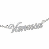 Name Necklace Vanessa - Thenetjeweler