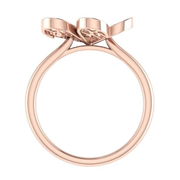 Flower Pave Diamond Ring 18K Gold (.65 ct. tw) - Thenetjeweler