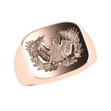 Eagle Signet Ring 14K Gold - Thenetjeweler