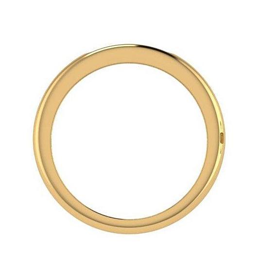 Ruby and Diamond Ring 14K Yellow Gold Band - Thenetjeweler