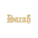 Personalized Name Necklace Sarah 14K Yellow Gold - Thenetjeweler