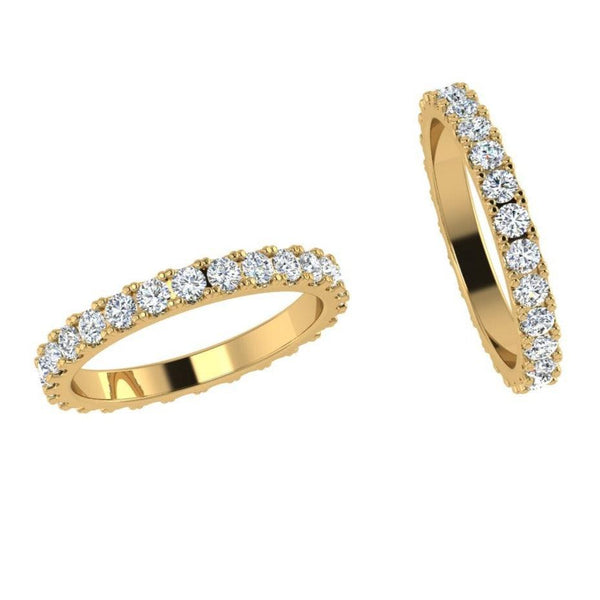 Round Diamond Eternity Ring 0.85 ct - Thenetjeweler