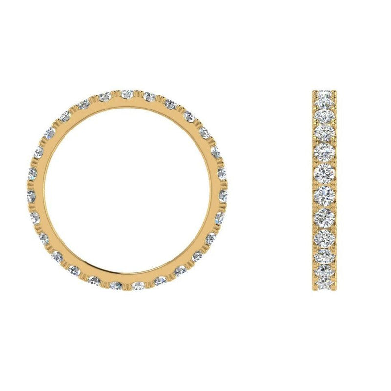 Round Diamond Eternity Ring 0.85 ct - Thenetjeweler