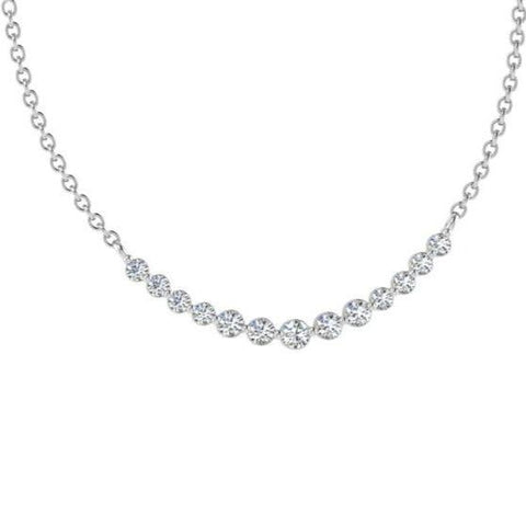 Graduated Diamond Necklace - Thenetjeweler