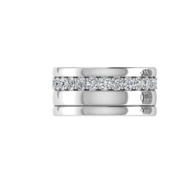 Diamond Wide Band Ring - Thenetjeweler