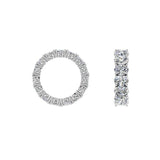 Oval Diamond Full Eternity Ring - Thenetjeweler