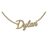 Dylan Name Necklace with Diamonds - Thenetjeweler