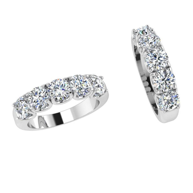 Five Stone Diamond Wedding Ring - Thenetjeweler