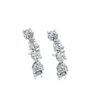 Mix Cut Diamonds Fantasy Earrings - Thenetjeweler