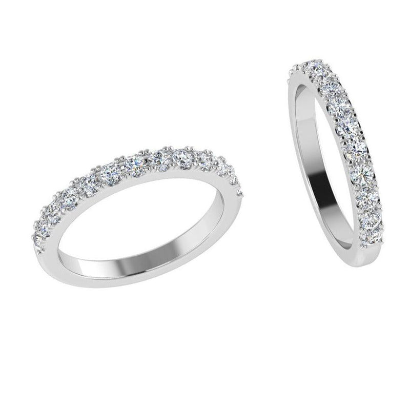 Diamond Half Eternity Ring - Thenetjeweler