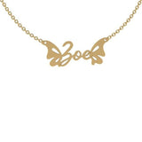 Personalized Butterfly Name Necklace - Thenetjeweler