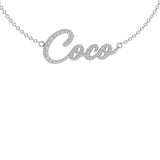 Personalized Diamond Name Necklace Coco - Thenetjeweler