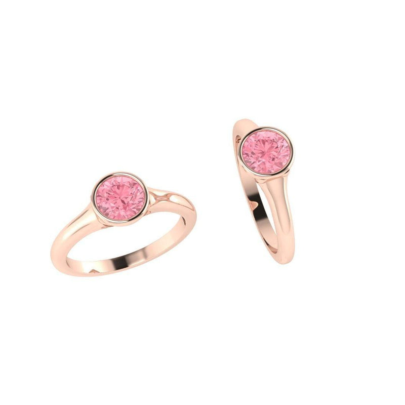 Pink Diamond Rose Gold Ring - Thenetjeweler