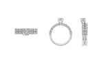 Diamond Semi Eternity Bridal Set - Thenetjeweler
