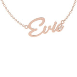 Name Necklace Evie in Gold - Thenetjeweler