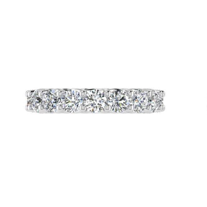 Diamond U Shape Eternity Ring - Thenetjeweler