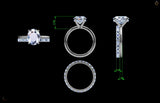 Oval Diamond Bridal Set - Thenetjeweler