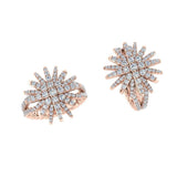 Starburst Diamond Ring 18K Rose Gold - Thenetjeweler