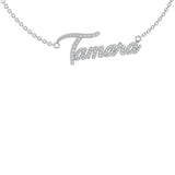 Personalized Name Necklace with Diamonds Tamara - Thenetjeweler