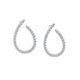 Open Diamond Stud Earrings 0.89ct - Thenetjeweler