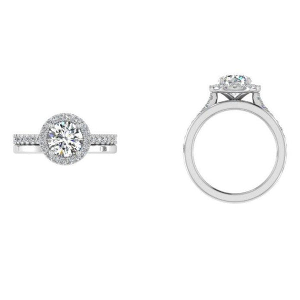 Engagement and Wedding Ring Set Gold 0.46 ct. t.w. - Thenetjeweler