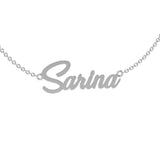 Personalized Name Necklace Gold Sarina - Thenetjeweler