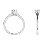 Diamond Solitaire Engagement Ring - Thenetjeweler