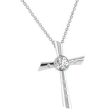 Diamond Cross Pendant 0.13 ct. - Thenetjeweler