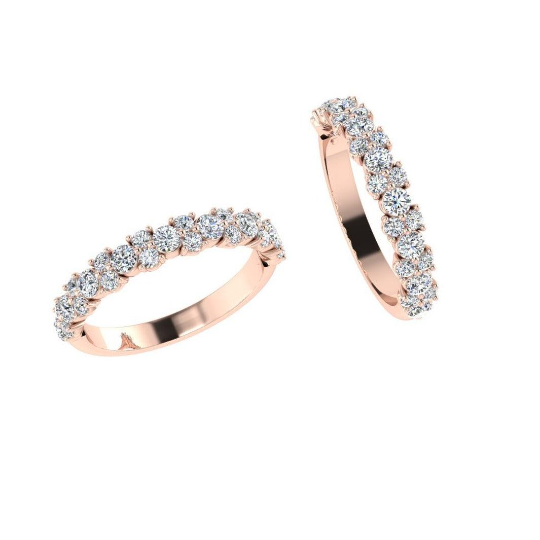 Diamond Cluster Eternity Band - Thenetjeweler