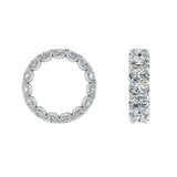 5.50 ct. Oval Cut Diamond Eternity Band - Thenetjeweler