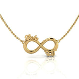 Personalized Infinity Name Pendant Necklace - Thenetjeweler