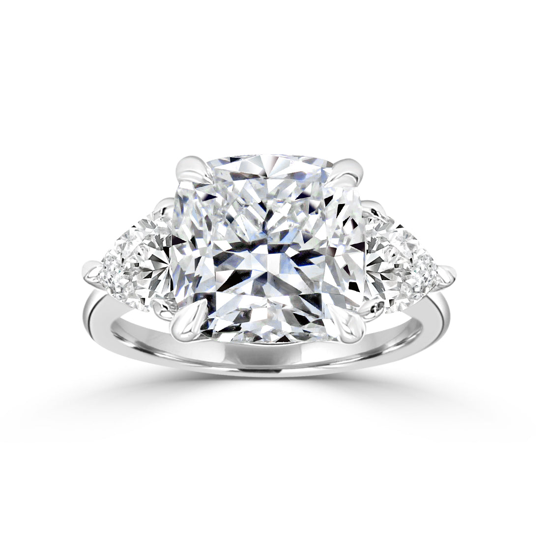 Tatum Trillion Three Stone Engagement Ring - Thenetjeweler